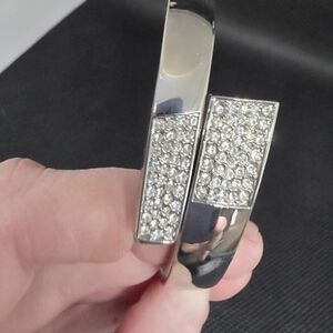 Silver Crystal-Embellished Bracelet Set (Costume Jewelry)